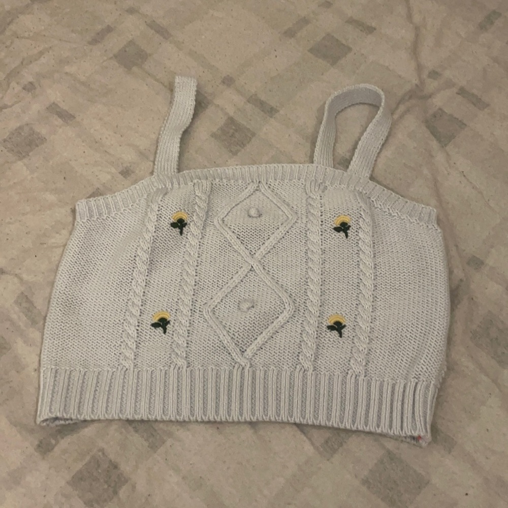 Light blue stitch cami from target